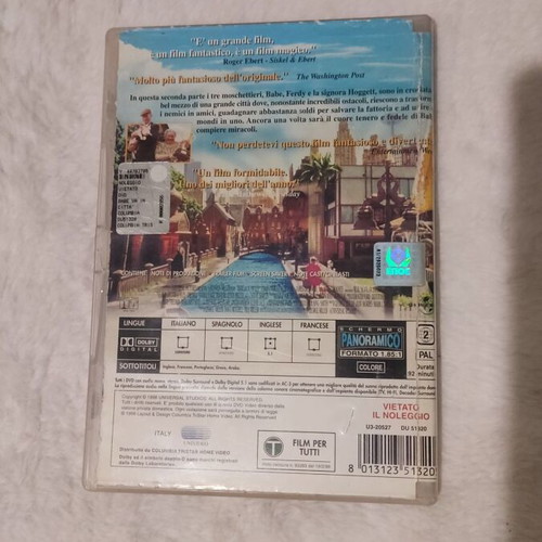Babe Pig in the City DVD used, Greek subtitles