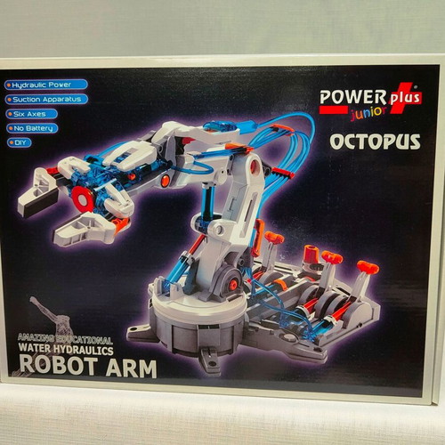 PowerPlus Octopus Hydraulic Robot Arm STEM DIY Educational Toy new