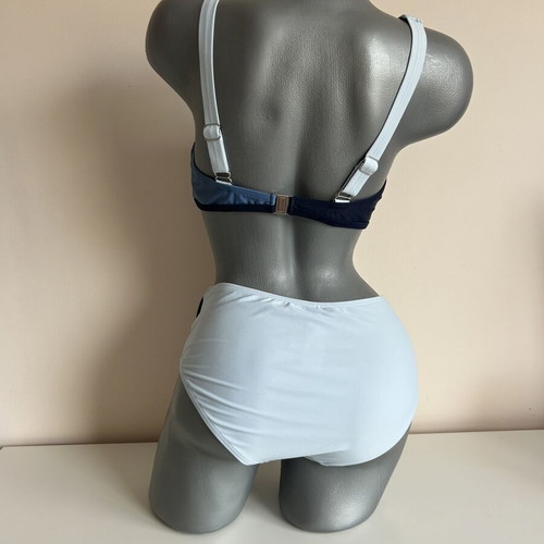 Two-piece swimsuit size S new, blue