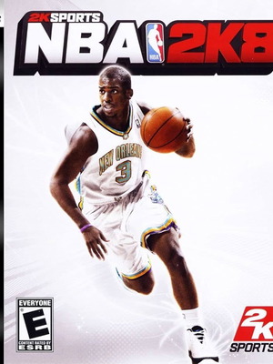 PS3 NBA 2K8 used, in box with manual