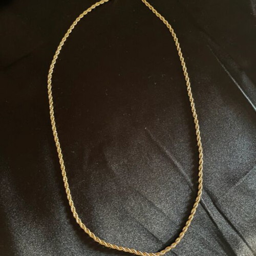 Steel chain gold tone 45cm new