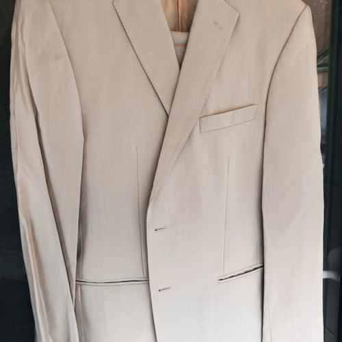 Versace original suit XL, light grey
