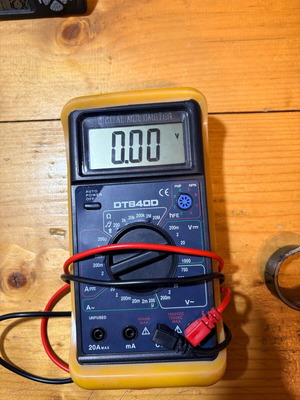 Multimeter like new with replaced circuit board