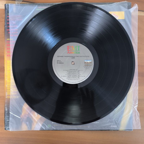 George Thorogood & The Destroyers Live vinyl record like new, R&B Soul