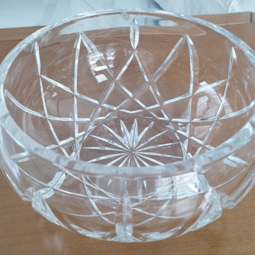 Bohemia crystal bowl 20cm vintage mint condition
