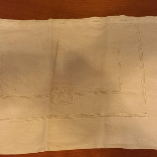 Handmade children's linen pillow 45x28