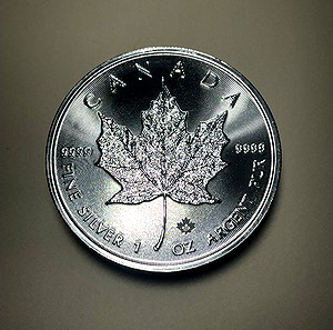 1 oz silver Canada 2022