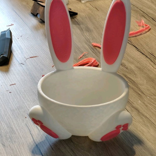3D Easter Bunny Bowl new