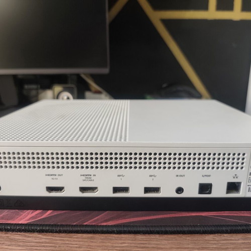 Xbox One S 1TB console used with original HDMI and power cables