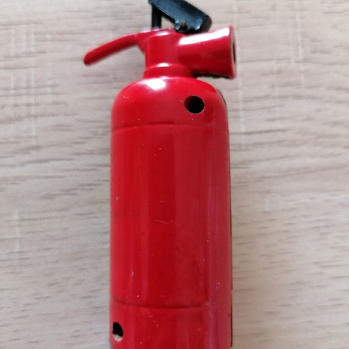 Mini Lighter ''Fire Extinguisher'' 911 Fire Alarm 119 used red