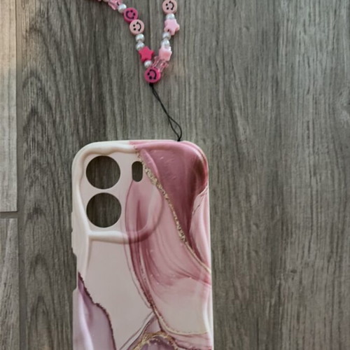 Phone case with phone charm for Redmi 13c