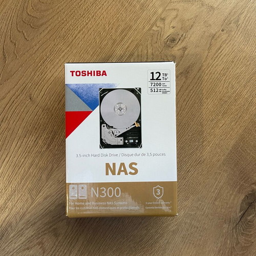 Toshiba N300 HDWG51CUZSVA 12TB 3.5-inch SATA HDD new