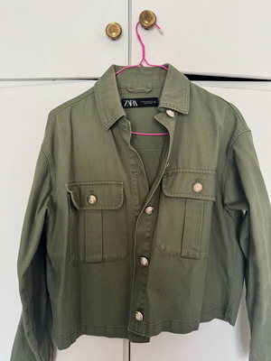 Zara women's khaki jacket like new