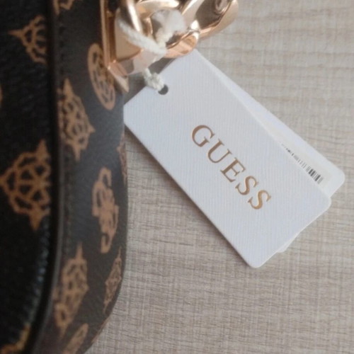 Guess shoulder bag new, brown leather