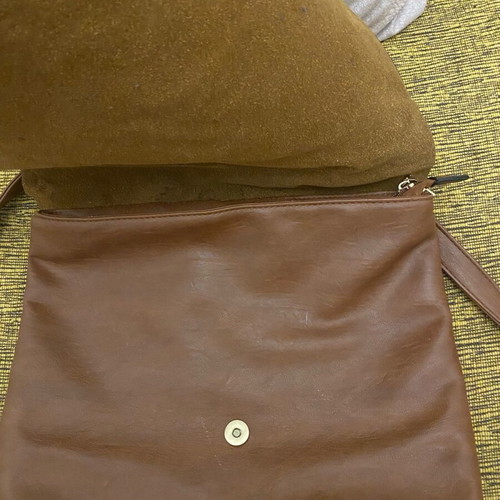Leather backpack brown like new