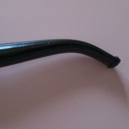 Wooden pipe with intricate silver decoration used