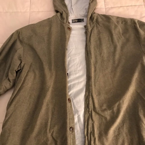 Ladi jacket unisex with hood and buttons size M like new