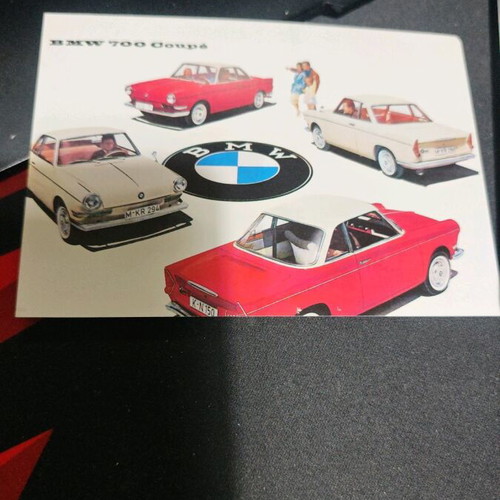 BMW collectible cards new, set of 4 from museum