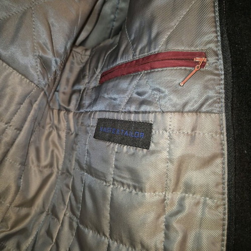 Men's Montgomery Duffle Coat used, black, size L to XL