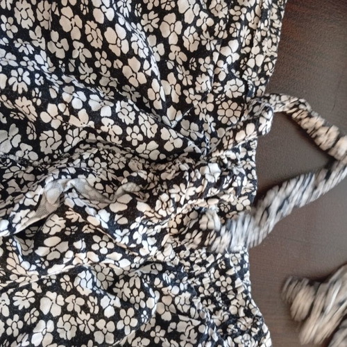 Viscose skirt black and white Pink Woman medium like new