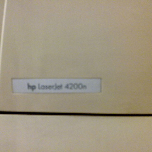 Εκτυπωτής Laser HP 4200 μεταχειρισμένος με συρτάρι 500 σελίδων