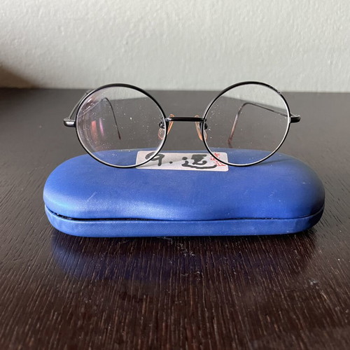 Vintage Japanese round glasses used, hipster-boho style