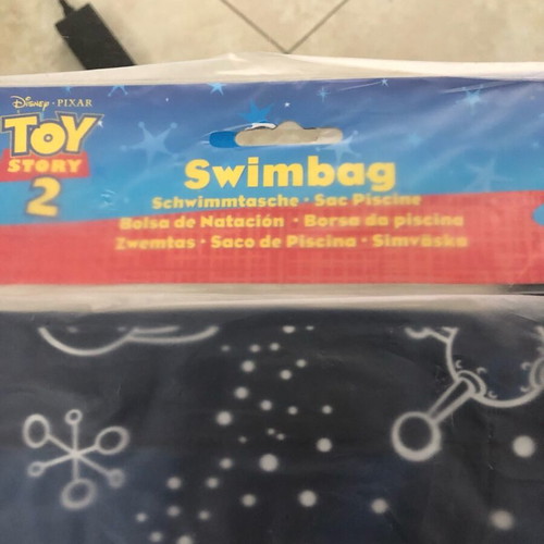 Buzz Lightyear Toy Story 2 swim bag new, purple 43x32cm