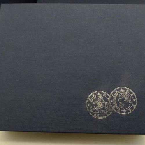 Velvet luxury case for 90 collectible two-euro coins new