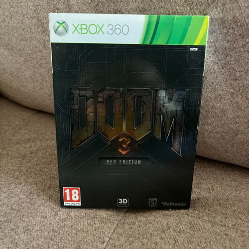 Doom 3 DFG Edition for Xbox 360 like new, collectible