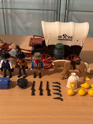 Playmobil 5248 Covered Wagon with Raiders μεταχειρισμένο