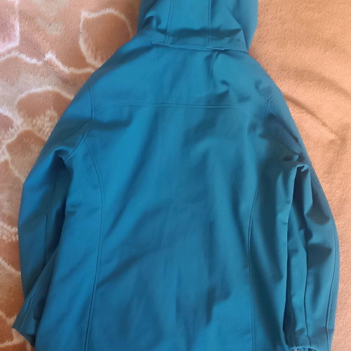 Killtec waterproof windproof women's jacket used, size 2XL, green turquoise
