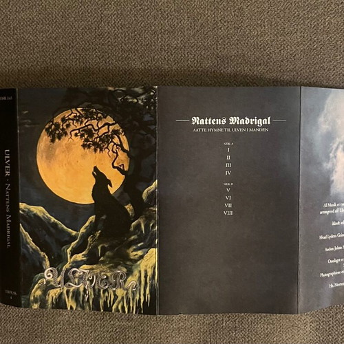Ulver Nattens Madrigal cassette tape, metal