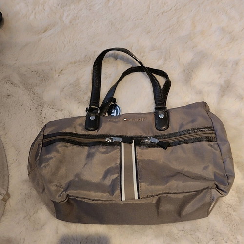 Tommy Hilfiger bag used, shoulder and crossbody, beige brown