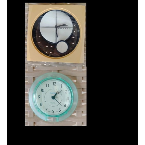 Pendulum table clock and Bluesky alarm clock used with defects