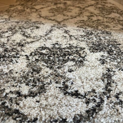 Vintage machine-made runner rug like new, neutral tones
