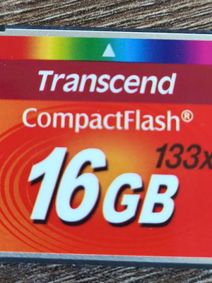 Transcend CompactFlash 16GB 133x memory card