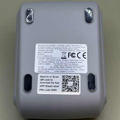 Mini Label Printer like new with Bluetooth