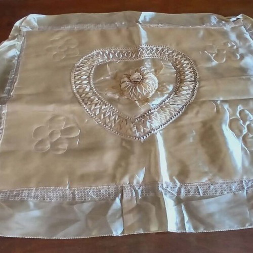 Handmade satin pillowcase like new