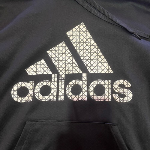 Adidas hoodie like new unisex, size S, black and white