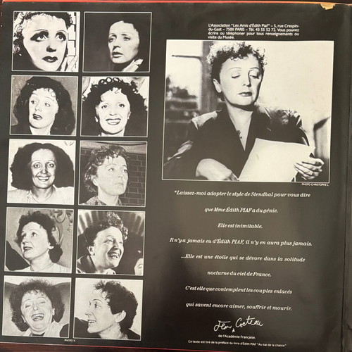 Edith Piaf 25e Anniversaire double vinyl LP like new, pop