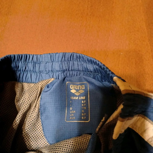 Arena kids' sports pants like new, size 6-7 years, blue