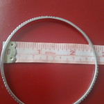 Mexican silver 925 bangle, 6.5 cm opening