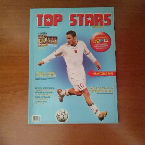 Top Stars sports magazines used, issues No 1 & 2 2007
