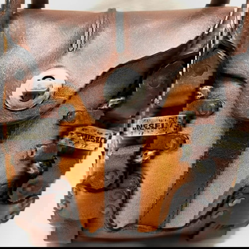 Кафява кожена мини чанта Diesel употребявана