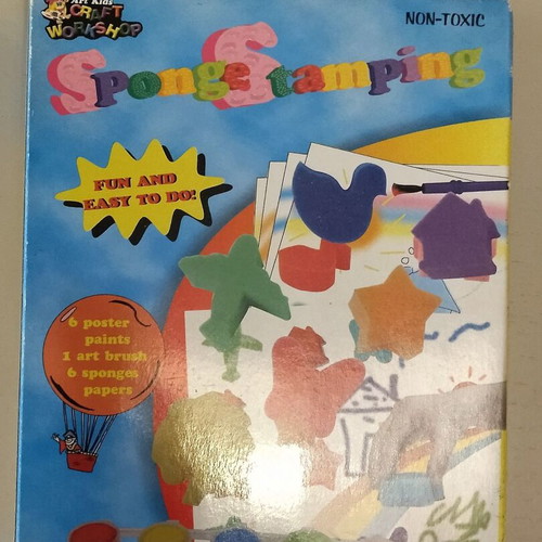 Sponge Stamping toy new for kids 3+