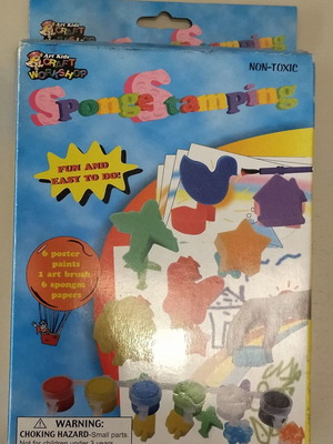 Sponge Stamping toy new for kids 3+