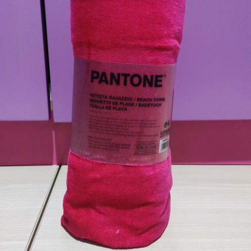 Pantone beach towel new, fuchsia 75x150 cm