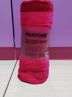 Pantone beach towel new, fuchsia 75x150 cm