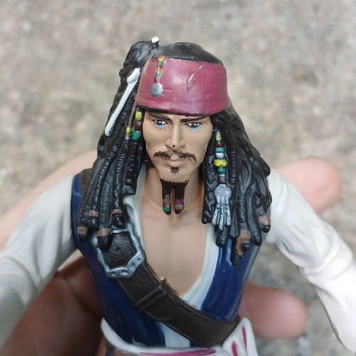 Jack Sparrow action figure 7” used