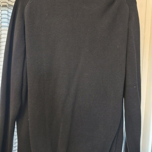 Lacoste men's blue knitted jacket with zipper like new size L
